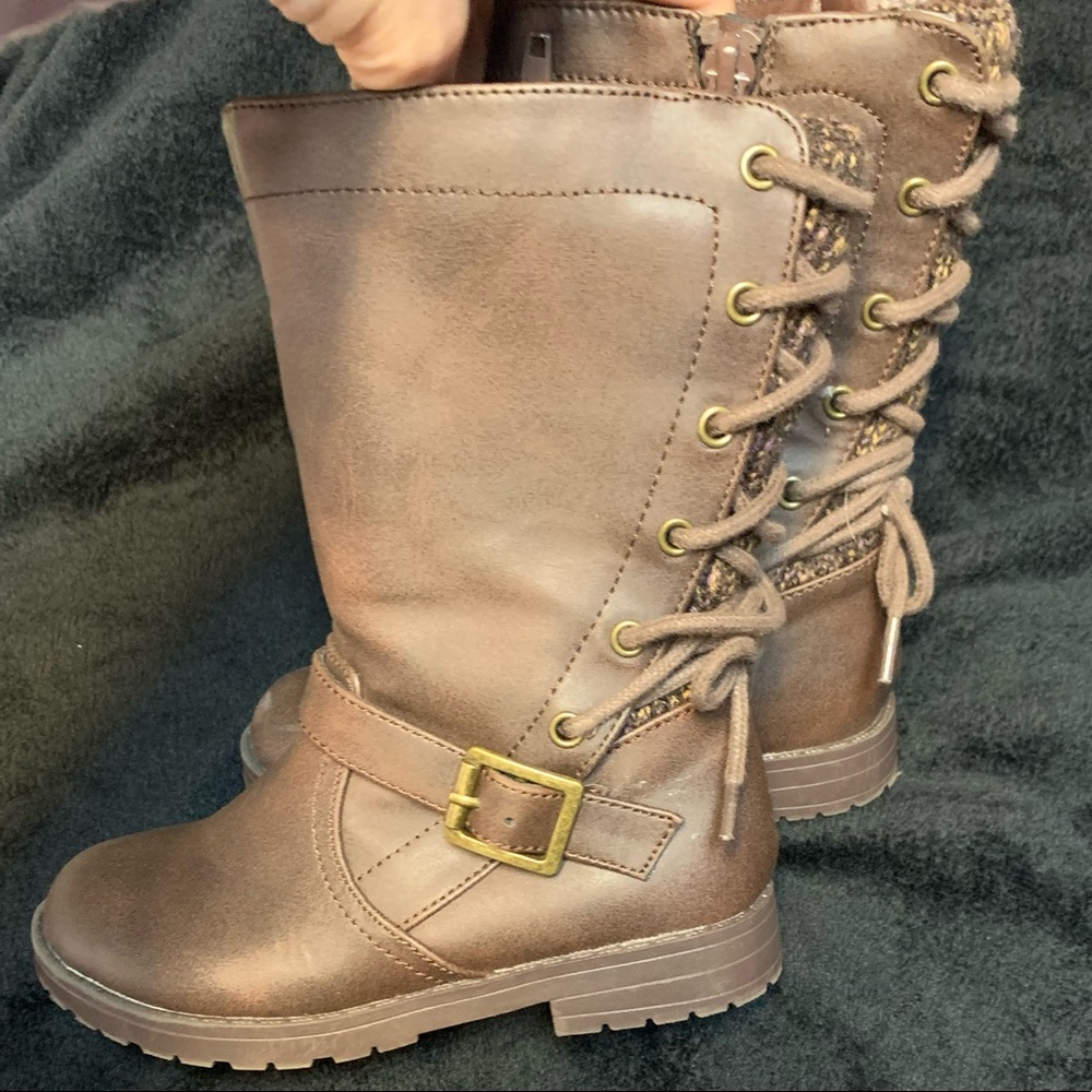 Size 9 toddler brown boots